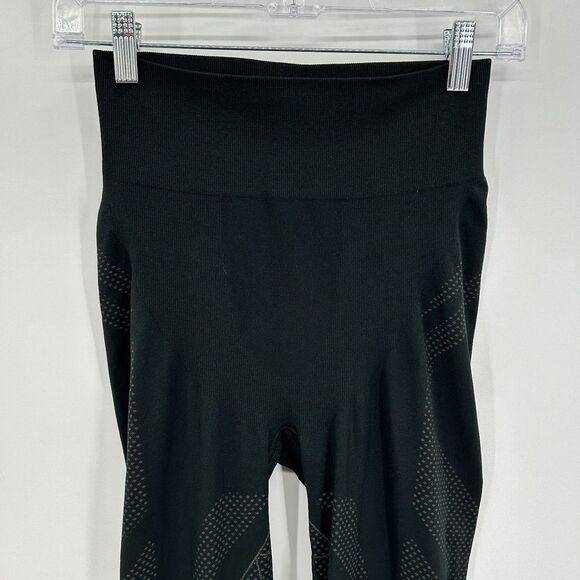 SPYDER Women's Black Spider Web Print Seamless Leggings Size Small / Medium - Picture 3 of 6